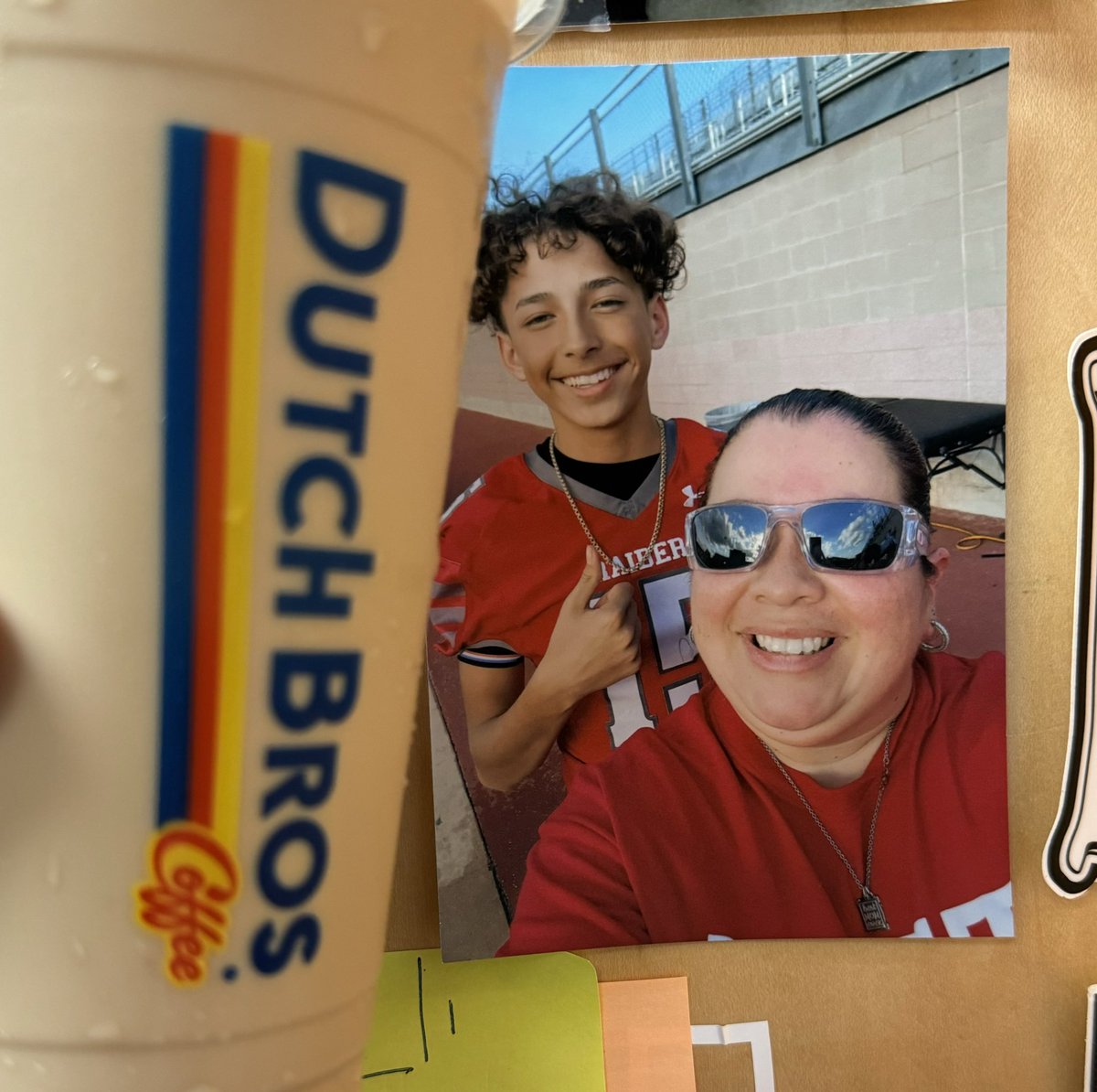 Drinking Dutch Bros in memory of one of my favorite people! Today reminds us that you haven’t been here for the past year and we miss you so much. Your smile and presence will always be with us!!!
 Love you Dom ❤️
#LLD