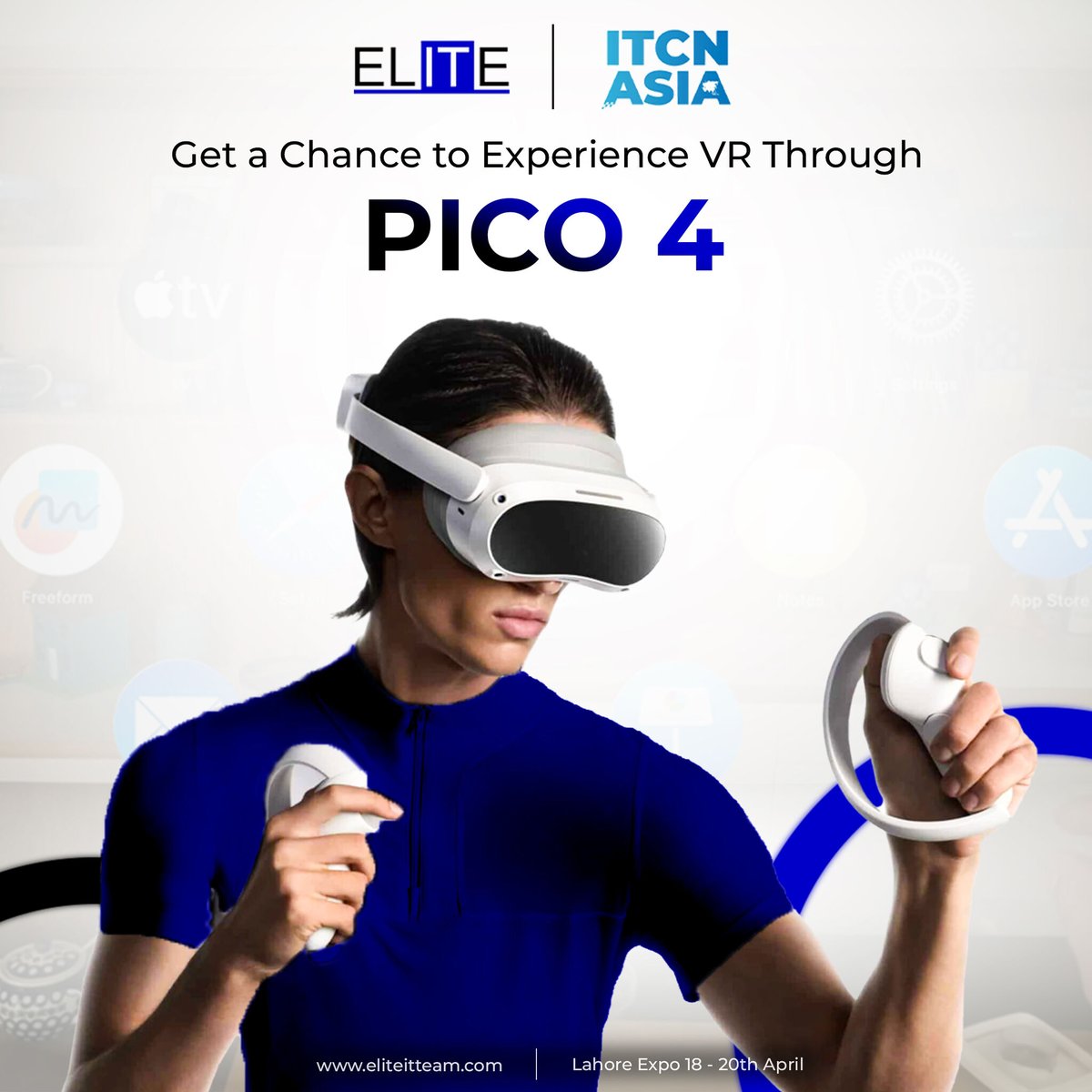 Step into the future of virtual reality with Pico 4 at ITCN 2024! Immerse yourself in new experiences. Don't miss this exclusive opportunity to elevate your reality! 

𝗘𝗹𝗶𝘁𝗲 𝗜𝗧 𝗧𝗲𝗮𝗺 𝗟𝗶𝗺𝗶𝘁𝗲𝗱
eliteitteam.com 

#VRExperience #Pico4 #ITCN2024