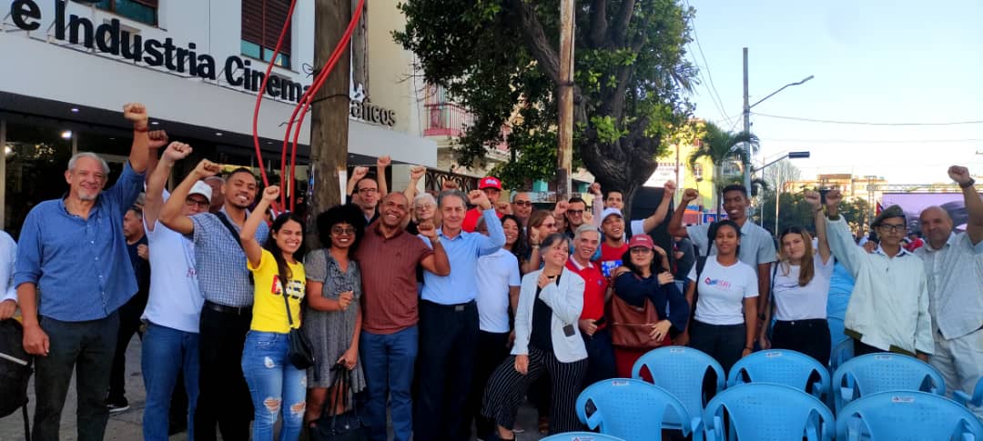 Aquí estamos, y estaremos, cometiendo el pecado de existir y haber construido y defendido una revolución socialista a solo 90 millas del imperialismo más poderoso del planeta.  #GironVictorioso #DiplomaciaRevolucionaria