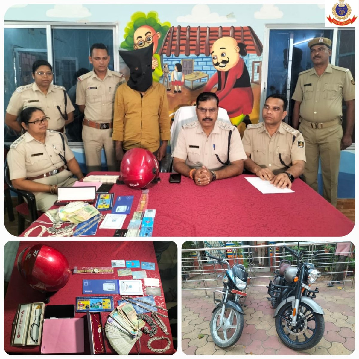 Town PS team led by SDPO Sadar & IIC B Manabodha apprehended one accd Jay Saraf of Bargarh dist involved in series of ATM theft & cheating cases of Bolangir district & other dists. Seized ₹41,685, 02 M/C & other incriminating materials. Further investigation is underway.