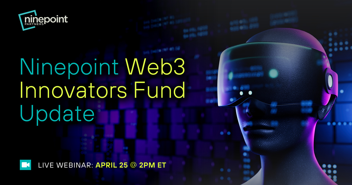 REGISTER: Web3 Innovators Fund Update event.on24.com/wcc/r/4529771/… Join @alextapscott , Managing Director and Portfolio Manager for an update on the Ninepoint Web3 Innovators Fund and an engaging discussion on Web3. #web3 #defi #crypto #blockchain #bitcoin #ethereum Disclaimer: