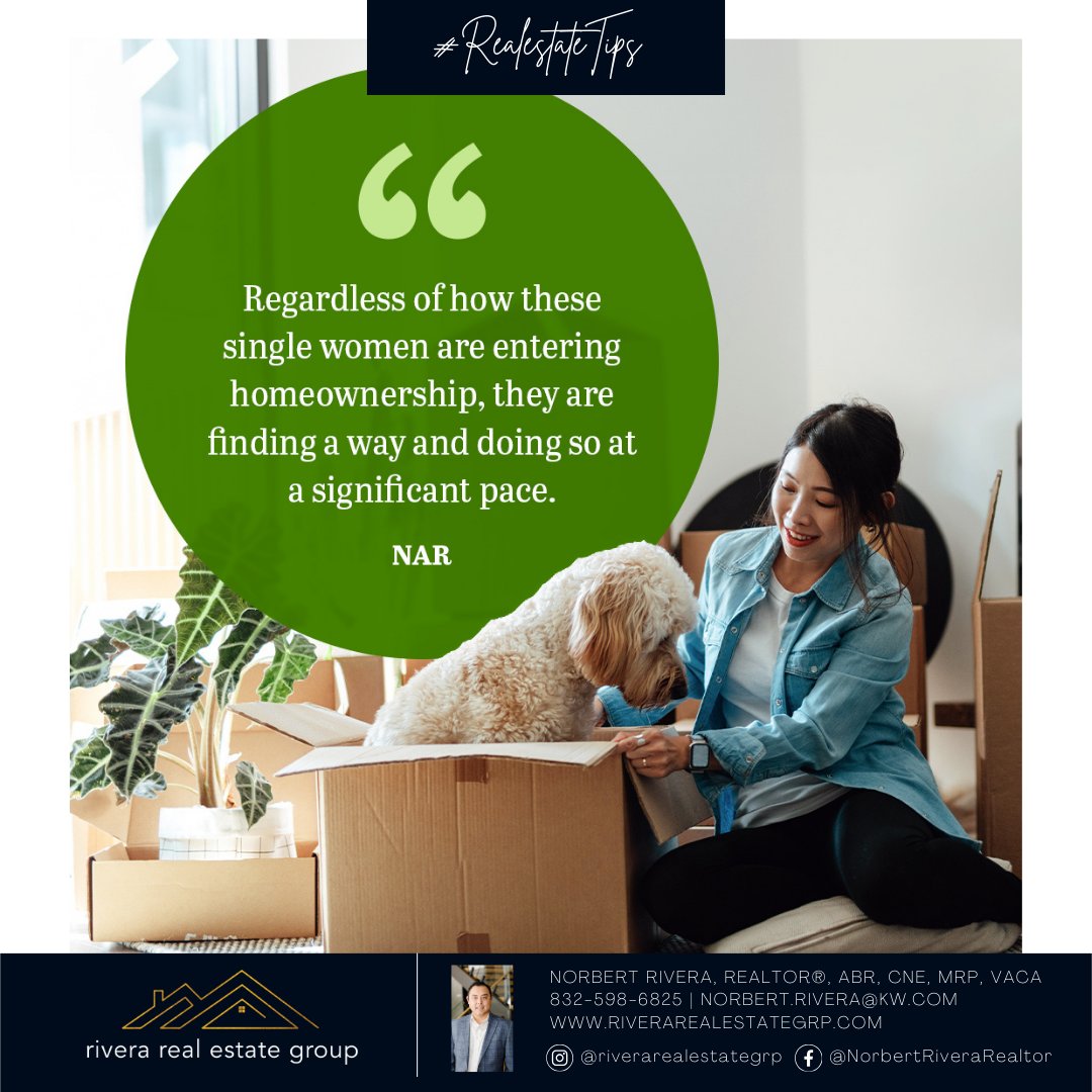 Feeling inspired to make a move of your own? Let's chat about it. Send me a message today to kickstart your journey toward owning a home.

 #fortbendrealtor #rosenbergtx #rosenbergrealtor #movetotexas #riverarealestategrp #womenhomeownership #womeninrealestate