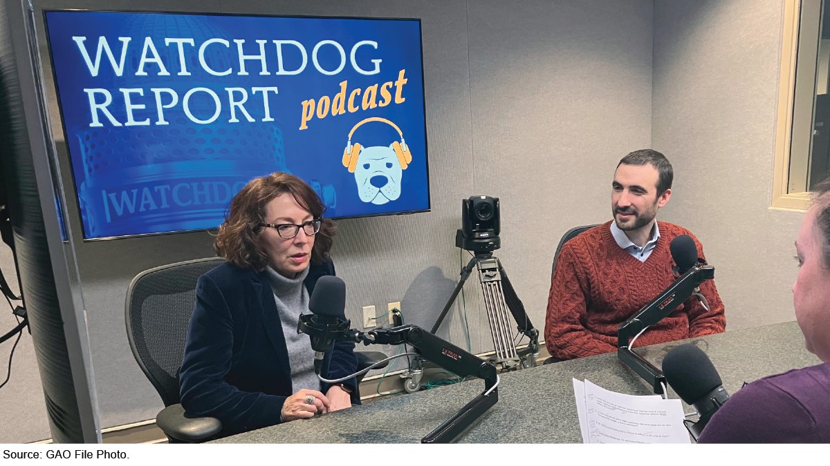 Our new report estimates, for the first time, fraud across all federal programs & operations. We looked at a recent 5-year period and are estimating annual fraud losses were between $233 and $521 billion. Listen to our podcast to learn more: gao.gov/podcast/our-fi…