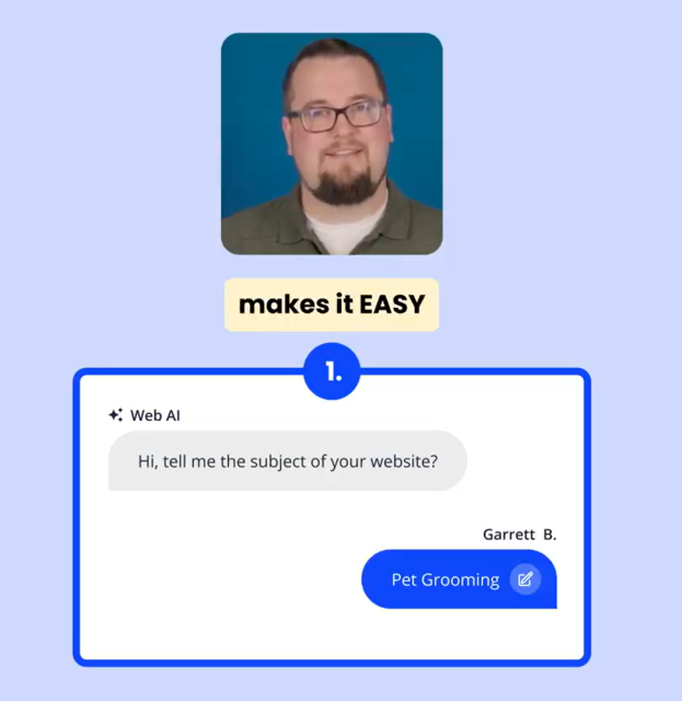 garrettnbryan's tweet photo. I am so excited to announce that https://t.co/sP3OCPUJSp customers can try our AI Builder--for free! Give it a try and start succeeding online. #teamnewfold https://t.co/PIojjuCSJf https://t.co/CWxvrk44c7
