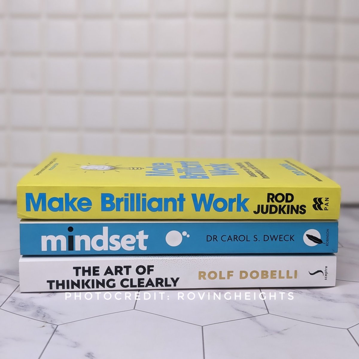 These are  international bestsellers! Indispensable books that will change the way you think and transform your decision-making - at work, at home, every day. Make Brilliance Work: NGN 6000 Mindset: NGN 16,500 The Art Of Thinking Clearly: NGN 12,500