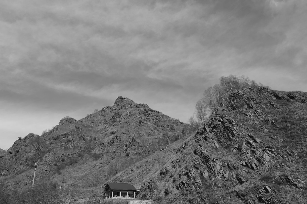 In the mountains of Karachay-Cherkessia. #mountains #landscape #streetphotography #photo #photography #photos #monochrome #blackandwhitephotography #bnw #vadimisakovphotos