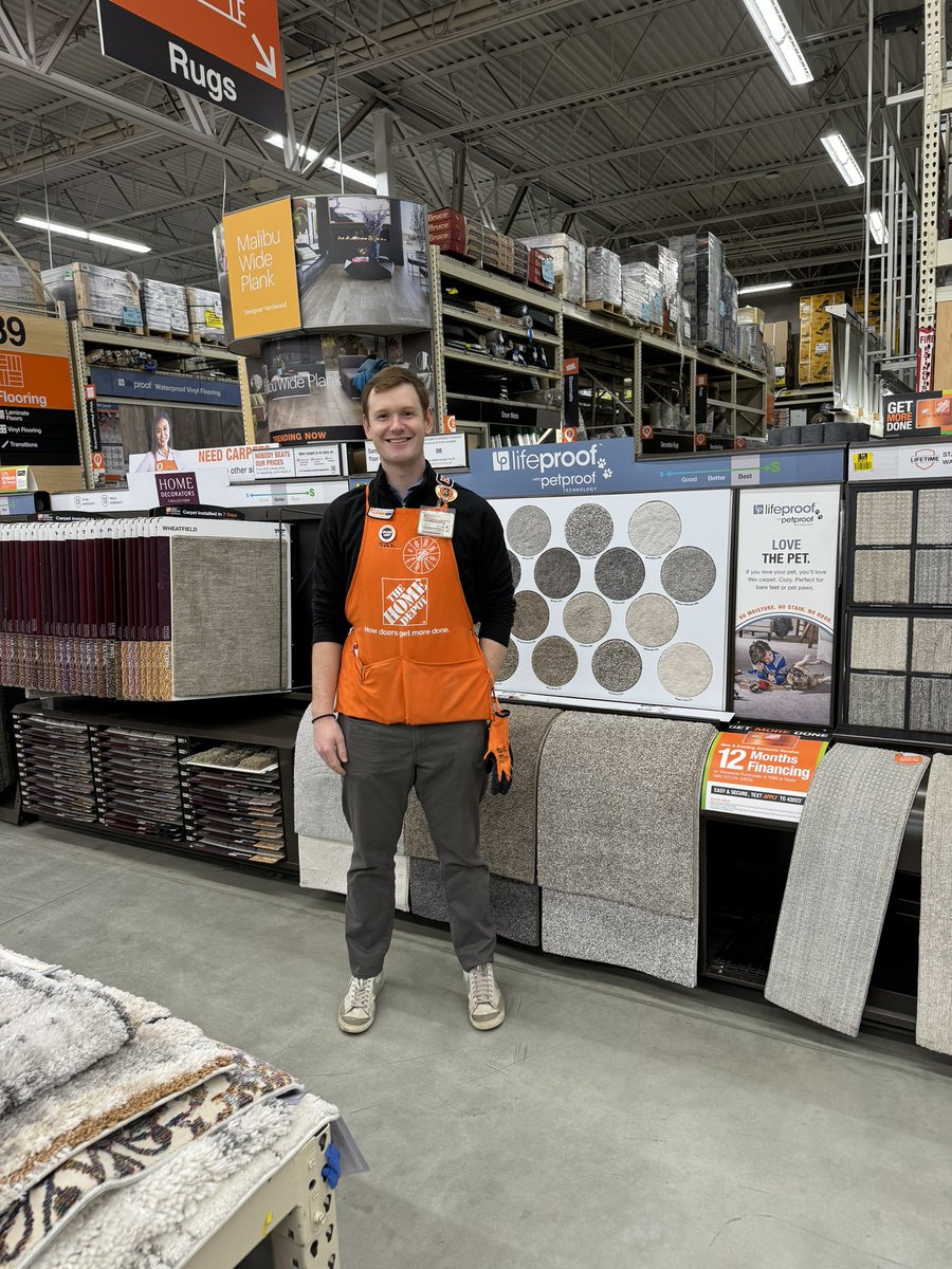 Big congratulations to John from store 2624 in Oxford MA for his promotion to #flooring DH. Keep up the great work, John! #ACSflooring #serviceprovider #partnership