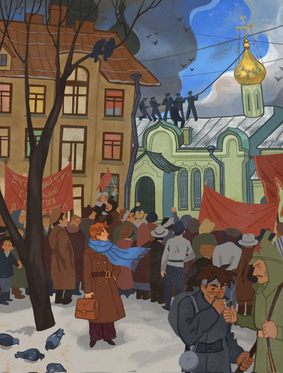 the incongruity

The painting depicts the 1920s, when the government changed in Russia, and the new country began to destroy everything that it did not like.

#art #artwork #originalcharacter #oc #digitalart #digital #digitalart #illustraion #drawingart #originalart