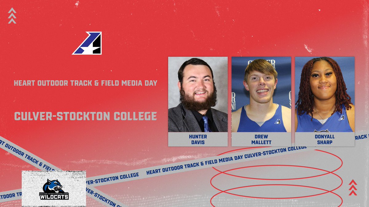 OUTDOOR TRACK, For the next Heart Outdoor Track & Field Media Day, first-year head coach of @CSCWildcats Hunter Davis was joined by Drew Mallett as well as Donyall Sharp! Check out their interview with Rich Linden below! youtube.com/watch?v=wbPABI…