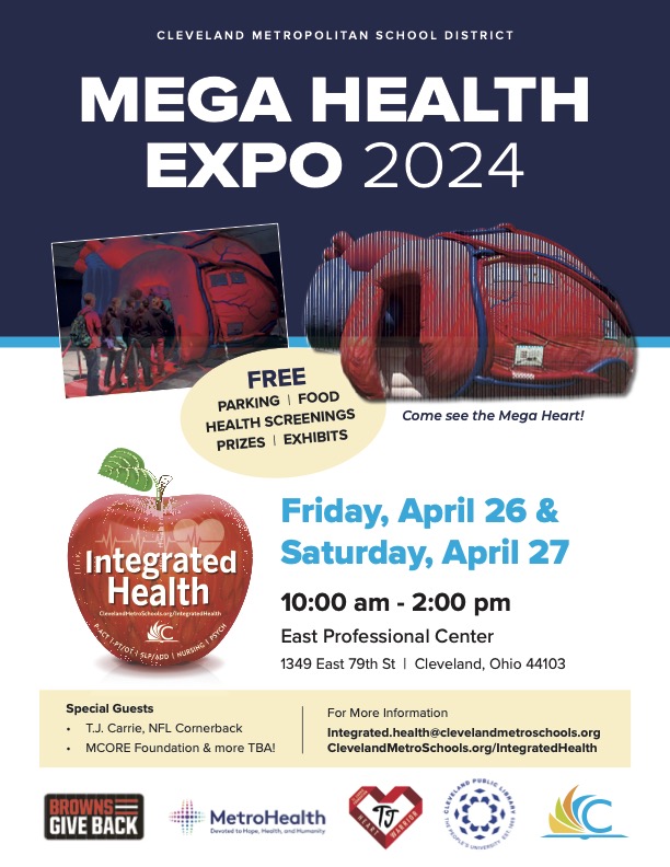 🌟 Don't miss out on the 2024 Mega Health Expo! 🌟 🔍 FREE health screenings and consultations with top-notch medical professionals, an inflatable mega heart exhibit, plus FREE food and awesome prizes await you at East Professional Center on April 26-27, 10 a.m. to 2 p.m.
