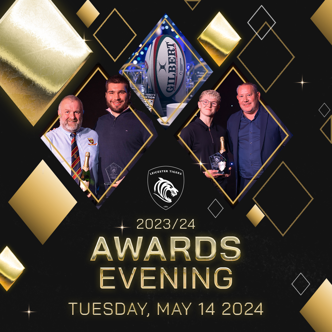 ⏳ The countdown is ON... Are you joining us for our annual 𝗔𝗪𝗔𝗥𝗗𝗦 𝗘𝗩𝗘𝗡𝗜𝗡𝗚? Book your place 👉 LeicesterTigers.com/mattioli-woods…