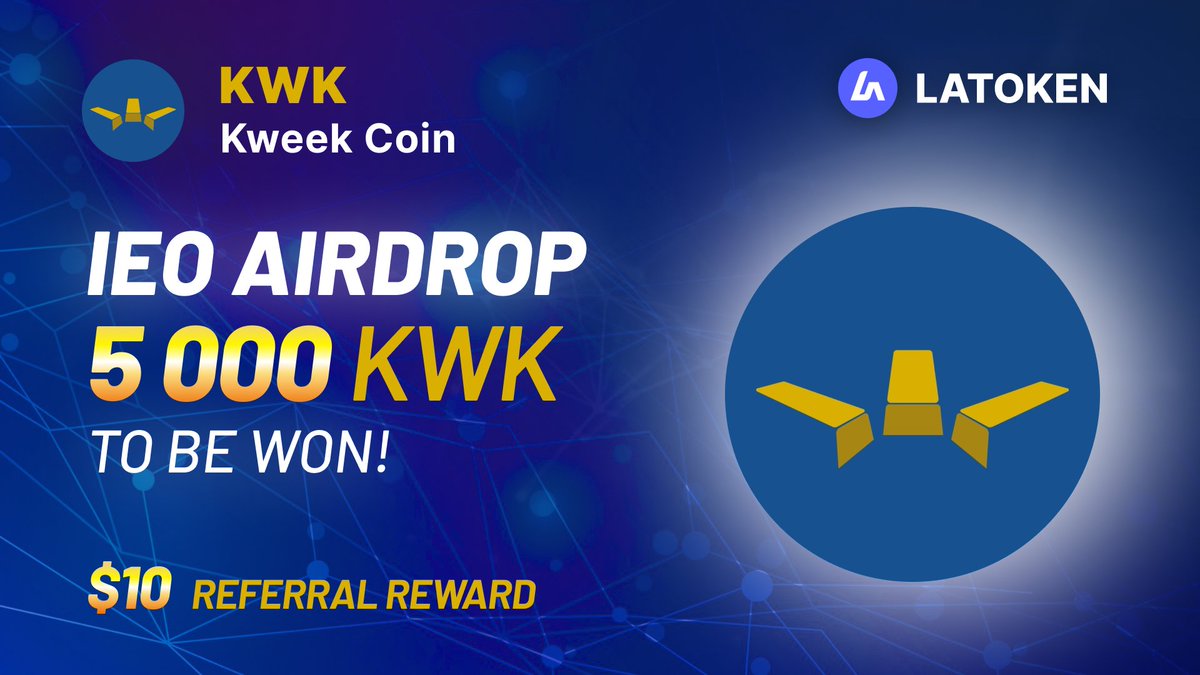 🏆 5 000 KWEEK COIN (KWK) GIVEAWAY on LATOKEN

🔥 400 Winners
✅ Complete all tasks and qualify for the Airdrop.
📲 Share with 5 Friends and Follow.
⏰ April 16, 2024 - April 23, 2024.
🎁 Distribution will begin on 23 April, 2024

👉 JOIN GIVEAWAY (go.latoken.com/cnnm/2a32)