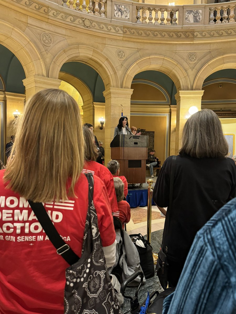 Thank you @gus_heather for your advocacy and sponsorship of the safe storage bill! @MomsDemand #MNLeg