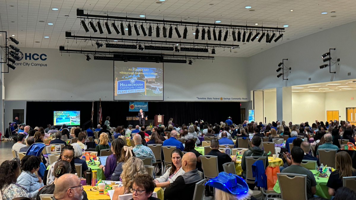 It was an honor to be a featured speaker at 'All College Day' for collegewide professional development at @HCCFL Plant City campus! I love sharing all of @VisitTampaBay's social inclusion initiatives, the impact of tourism, and the goals of destination marketing! #unlocktampabay