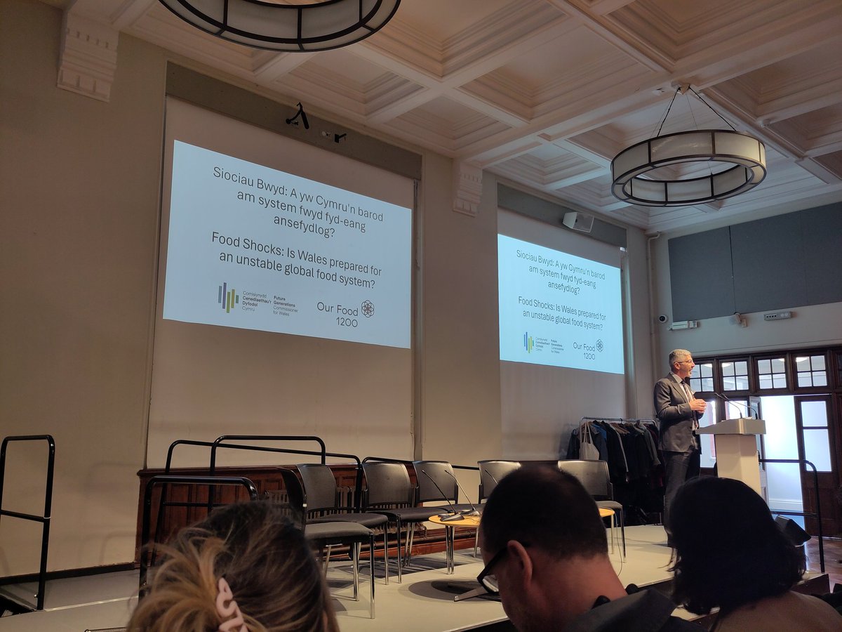 Great to represent <a href="/thevalefood/">Food Vale | Bwyd Y Fro</a> at the <a href="/futuregencymru/">Future Gen Cymru</a> conference today 'Food Shocks: Is Wales prepared for an uncertain food future?'. 

It is urgent work, there is lots we need to do, but we need to prepare, not panic 🙌