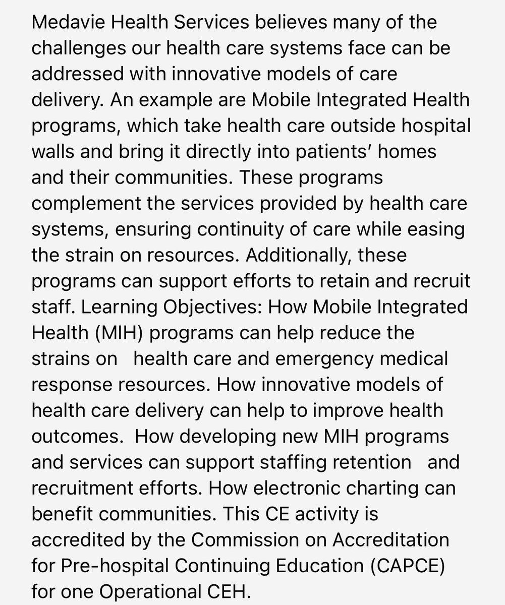 Was priviledged to speak recently at ESO #Wave24 in Austin TX w/ <a href="/GMMacLellan/">Donald MacLellan</a> on the Impact our Mobile Integrated Healthcare Programs at <a href="/Medavie/">Medavie</a> have in our industry.

#Thankyou to ESO for the opportunity to highlight a few of our innovative programs we have across Canada 🇨🇦