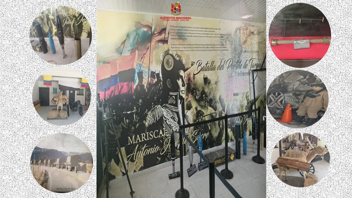 #SabiasQue en las instalaciones del Batallón de Artillería Nº 1 de Campaña de Tarqui #PrimeraBrigada en Sogamoso #Boyacá se encuentra un espacio que recrea la historia del arma de Artillería, la trayectoria, y su vocacion de servicio por la seguridad de la región. #FeEnLaCausa