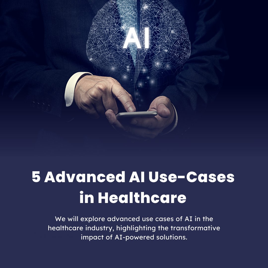 5 Advanced AI Use-Cases in Healthcare @ClinDCast read the complete blog: clindcast.com/top-5-advanced… #ai #artificialintelligece #healthcareai #healthcareinnovation #AIinHealthcare #HealthTech #healthcareit