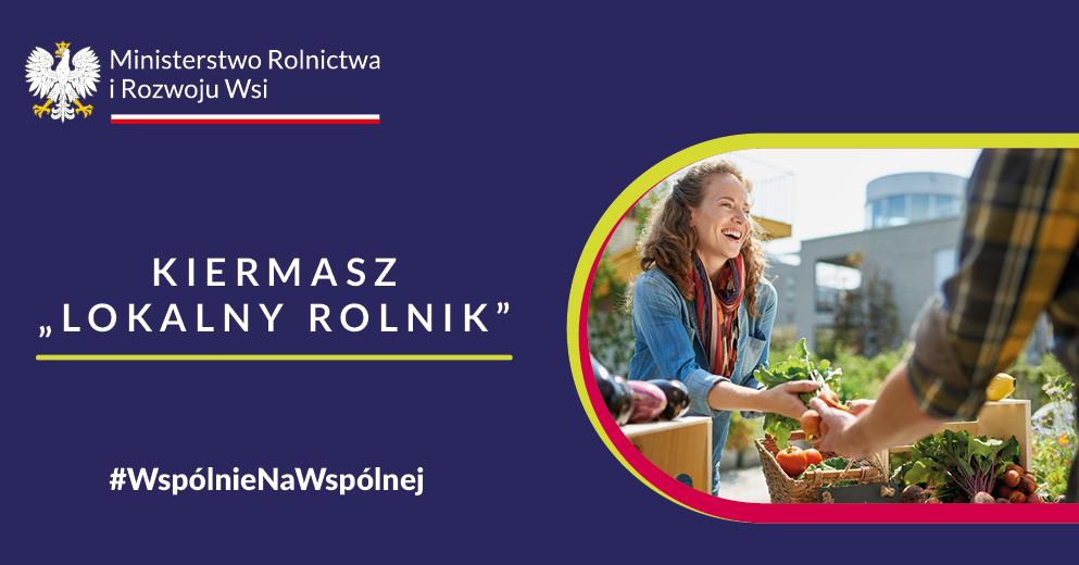 🟢Szukasz świeżych, lokalnych produktów? 🍎🥚 🟠Zapraszamy na kiermasz #LokalnyRolnik. 🟡W każdą środę przed budynkiem #MRiRW (od ulicy Wspólnej). 🔵Po raz pierwszy na kiermaszu będą obecni producenci współpracujący z podlaskim #ODR. Dlatego też w ofercie pojawią się tradycyjne