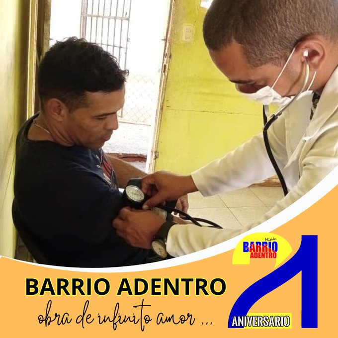 · Revolución es unidad e independencia. Cuba y Venezuela pueblos hermanos, luchando por la justicia social. #21AniversarioBarrioAdentro #CubaPorLaVida #CubaCoopera <a href="/cubacooperaven/">Brigada Médica Cubana en Venezuela</a> <a href="/MINSAPCuba/">Ministerio de Salud Pública de Cuba</a> <a href="/japortalmiranda/">José Angel Portal Miranda</a>.