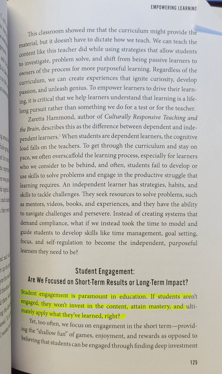 Lessons should engage students and help culture their personal interests and learning goals. As educators, we have to make sure students don't get 'lost in the sauce'. Engaged students have a say/voice in their learning. @katiemartinedu #MUSOE #MUEdD @DrGeorge_MU