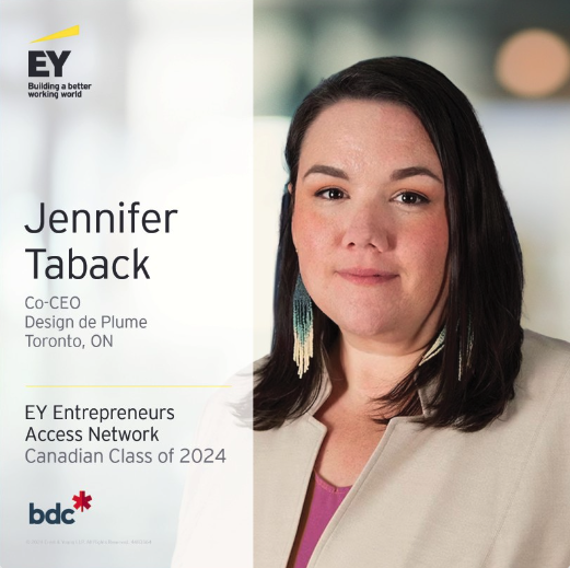 We're so proud to announce that Jenn is part of the @EYCanada Entrepreneurs Access Network Class of 2024, a program helping Black and Indigenous leaders access learning and networks to transcend barriers and scale their business. Learn more here: ey.com/en_ca/news/202…