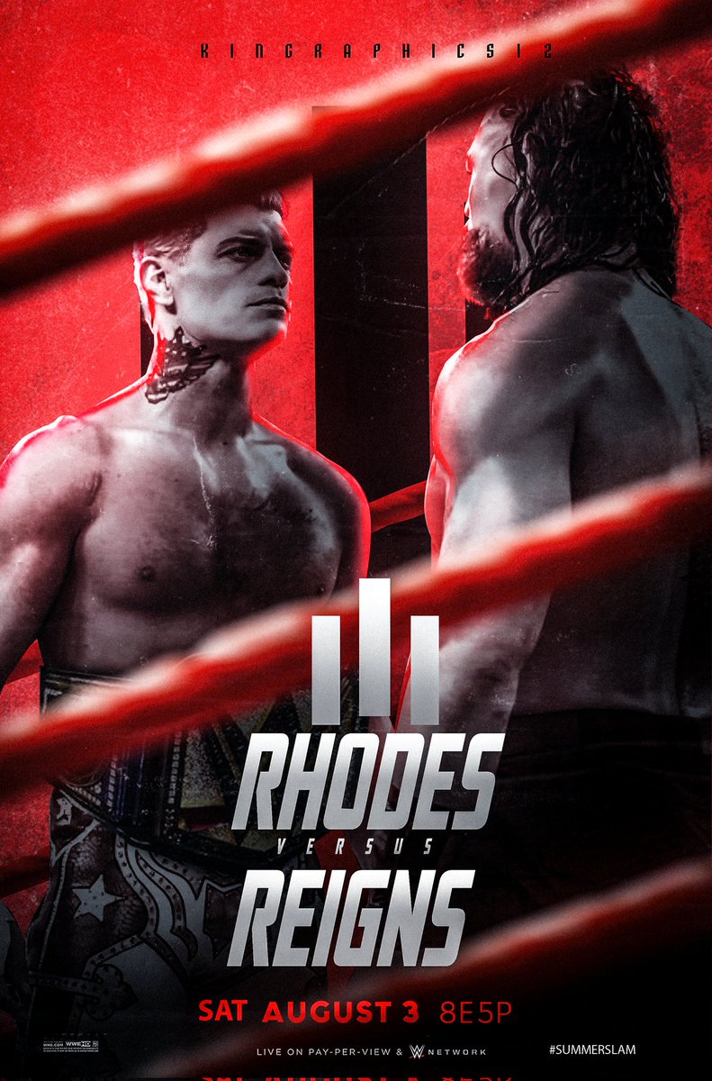 Rhodes vs. Reigns III 

If Rock doesn't make it in time, would you guys be up for part 3 of Cody vs. Roman? Why or Why not?

#WWERaw #Smackdown    #SummerSlam #WWE #fanart