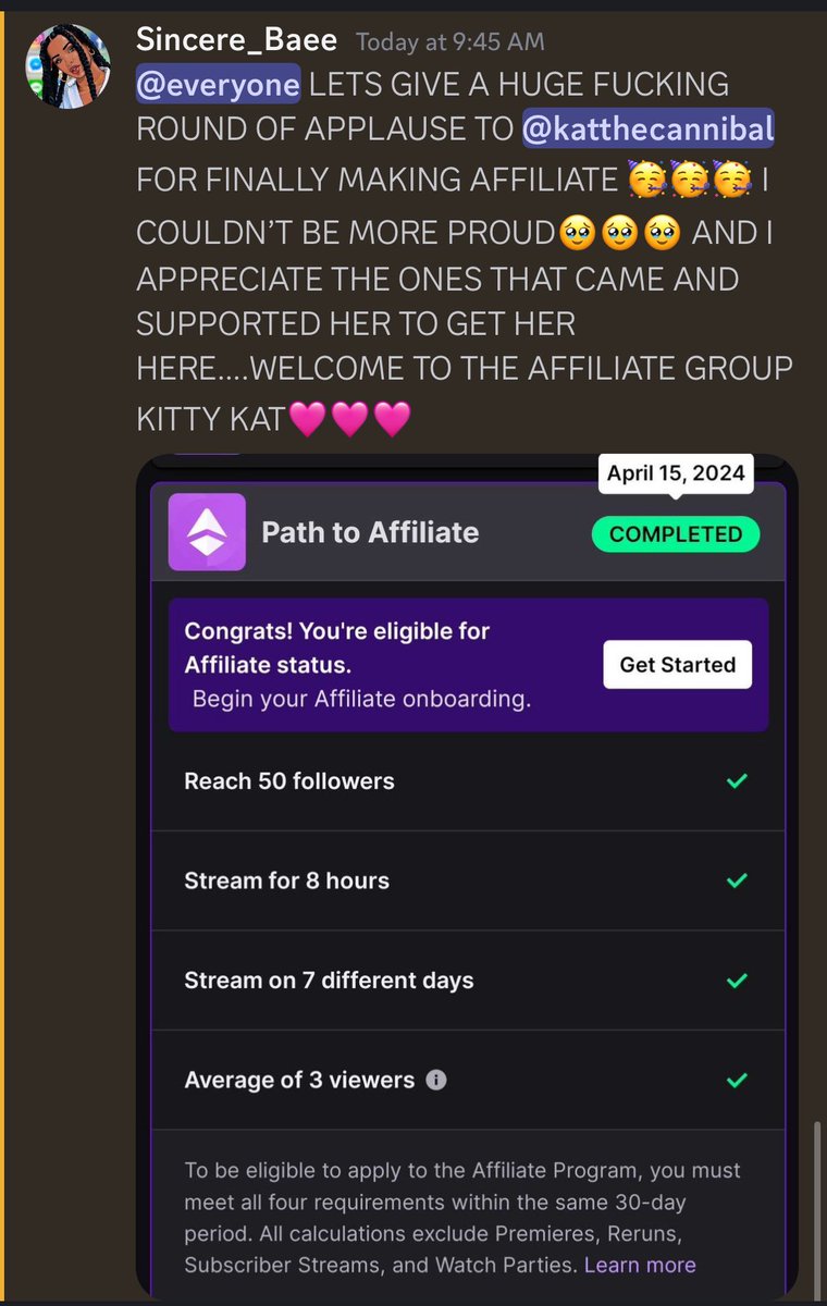 Go follow her on Twitch and show your love and support 🩷🥳
#twitch #TwitchAffilate #TwitchStreamers