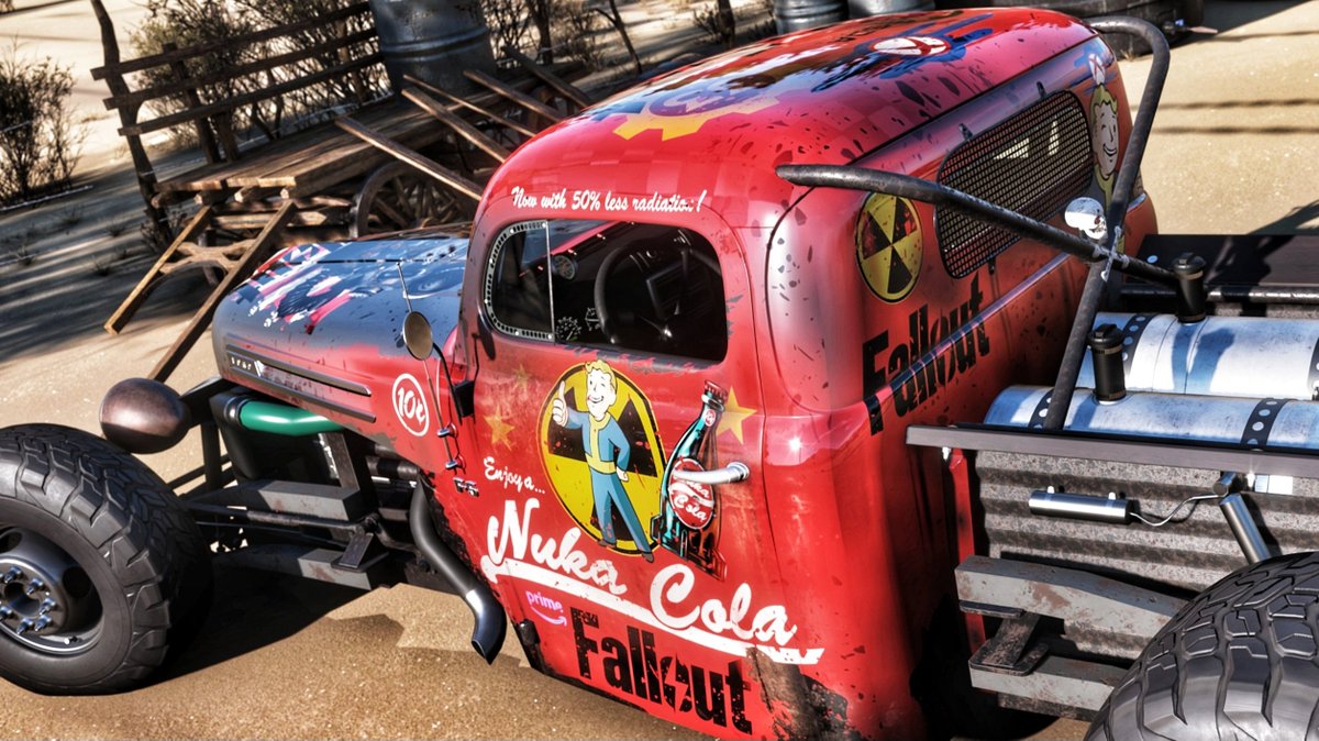 I love the new @fallounprime 🎬 Thanks @primevideo, thanks @bethesda! Are you a fan of this series and @fallout? This is especially for you! @ForzaHorizon5 livery 💚 🎨 537 543 251 Fallout is available on @GamePass! @DCDeacon #FalloutOnPrime #Fallout #ForzaHorizon5 #Xbox