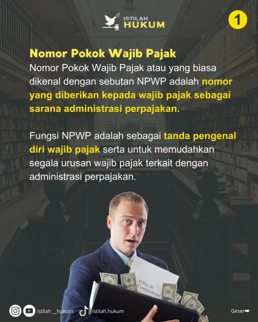 IstilahHukum's tweet image. Apakah NPWP Wajib?
#pajak #hukumpajak #perdata #hukumperdata #npwp #ilmuhukum #pengantarhukum #mahasiswahukum #hukumindonesia