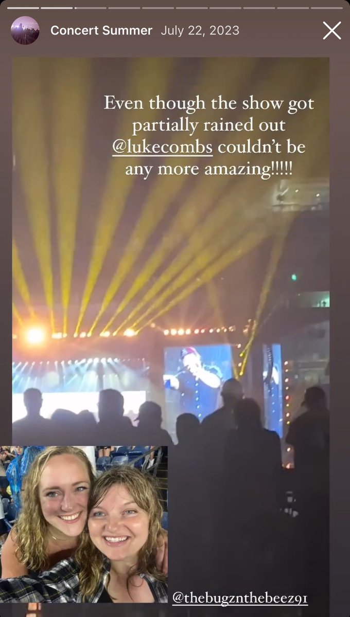 ohsnapp92's tweet image. @lukecombs we are driving 1918 miles to join you in Buffalo Friday for your show!! Our show got partially rained out at Gillette last year but despite that it was one of the best nights of our lives and we vowed to see you again this year!!! 🌦️🎉🎤 #prayfornorain