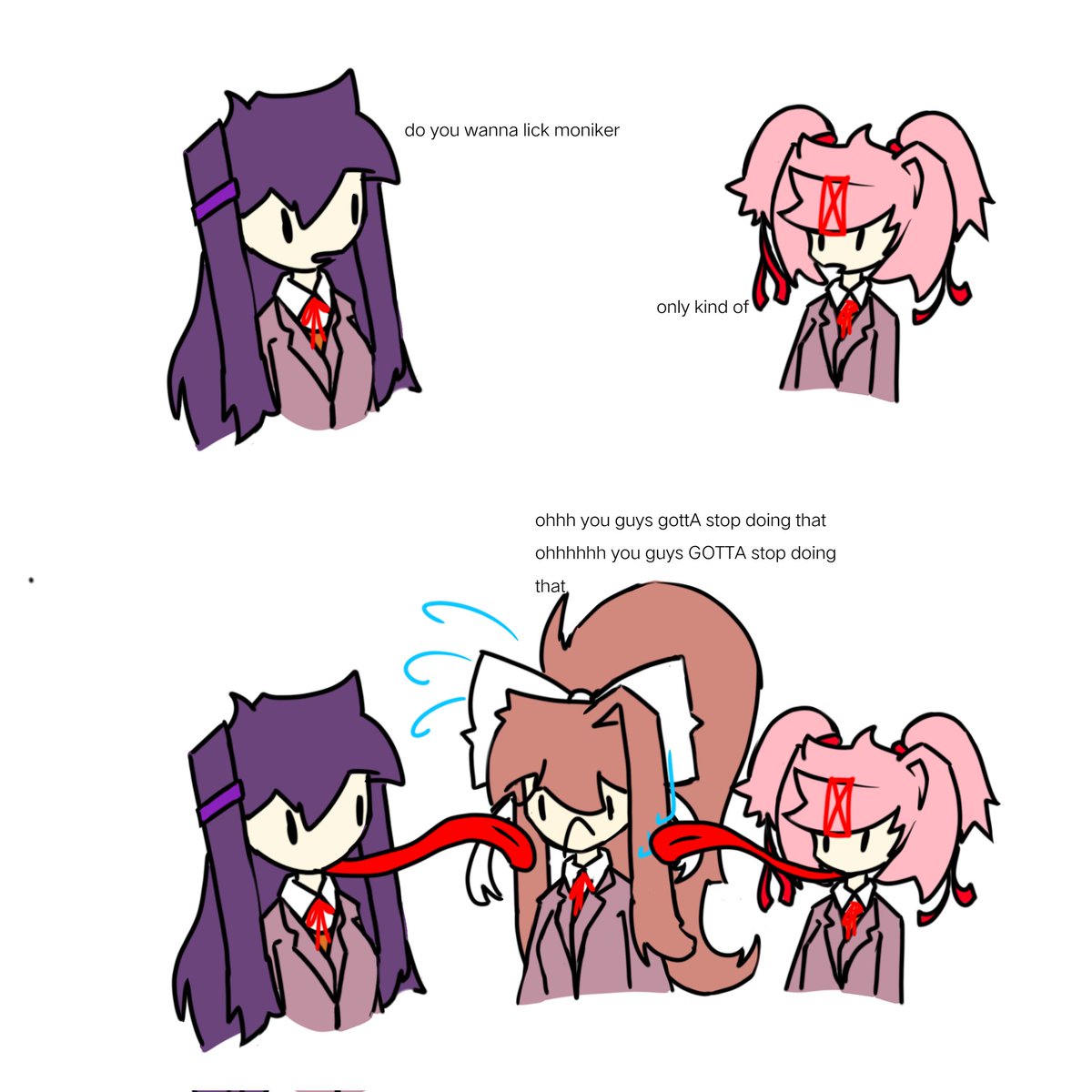 Day 22: kinda late but still funny

#DDLC #DDLCfanart #ddlcyuri #ddlcnatsuki #ddlcmonika #dokidokiliteratureclub