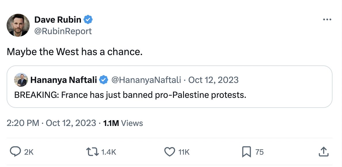 Unfortunately, judging by the last 6 months, many of the pundits who have very lucratively branded themselves 'free speech champions' will not only refrain from objecting to this campus censorship, but, if they speak at all, will cheer it, because Israel is a higher priority.