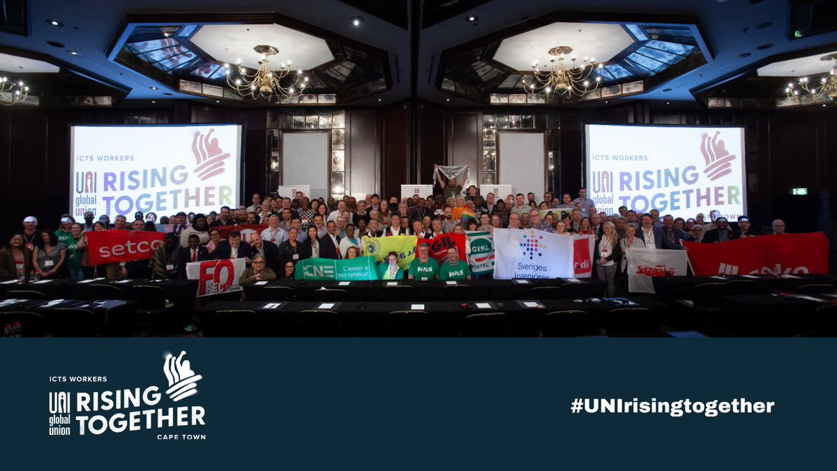 UNI ICTS unions are united to transform our sector! 

In multinationals, in tech &amp; games, in business services, and beyond, we're building political influence and advocating for decent work in the digital age. 🌍💻📞🏛️

Our action plan is all about worker power across industries!