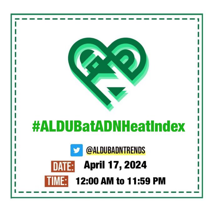 As the earth warms up more, the heat index is going to be an important measure for us. It takes into account both temperature & humidity & tells us how hot the temperature really feels like with this combination.  Keep cool, #ADNFAM!

#ALDUBatADNHeatIndex