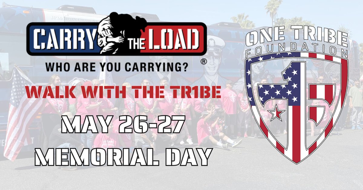 Join OTF for @CarryTheLoad 2024! WHEREVER you are, join the One Tribe's 22KILL team now: participate.carrytheload.org/goto/OTF22kill…
#OneTr1be #CarryTheLoad #MemorialDay