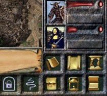 Early Baldur’s Gate 1 screenshot (1997). I like the Mona Lisa avatar. Someone please mod it back.