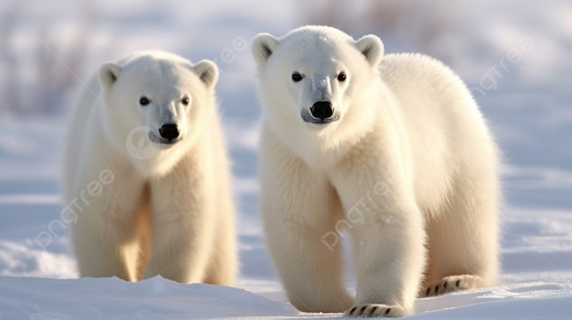 POLAR BEAR (Part 6)
The polar bear is the most carnivorous species of bear.
They rarely eat plant material as their digestive system is too specialized for animal matter, though they eat berries, moss, grass and seaweed.
Mother polar bears typically give birth to two cubs per