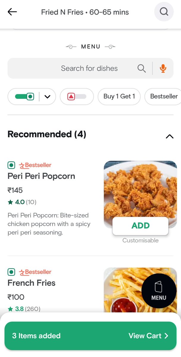 sathananth_s's tweet photo. @Swiggy When did Chicken Popcorn became Vegetarian? Probably you can correct it. https://t.co/FeDG7tEnMx