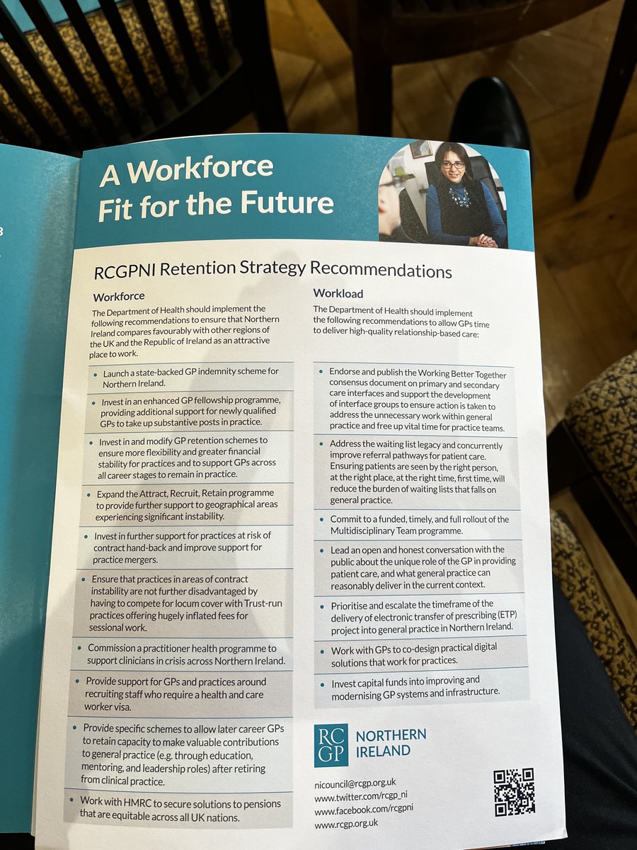 A positive, solution focused strategy to improve workforce retention in general practice in Northern Ireland. Great work by RCGP NI! ⁦@nigelhart⁩