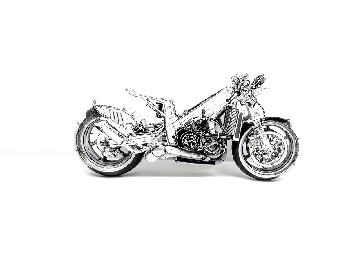 巨摩郡の86NSRをマンガ塗りで作る バリバリ伝説 世界GP編 前期 ＃56