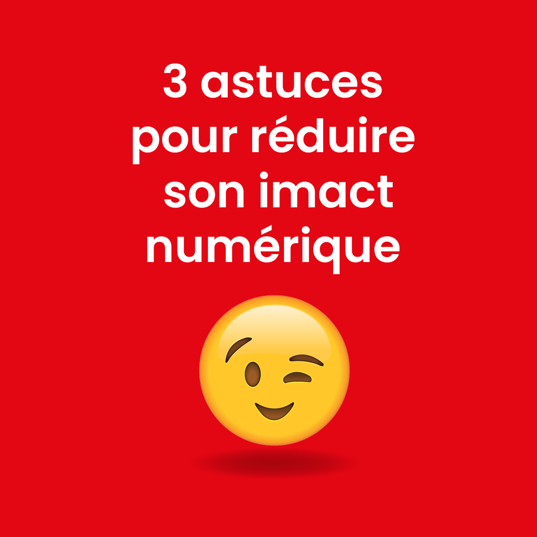 Un de nos passe-temps favoris pollue plus qu'on ne croit 😥

Heureusement, il existe des gestes simples pour réduire l'impact de nos usages numériques sur le climat 🌎

sources : greenIT / Ademe