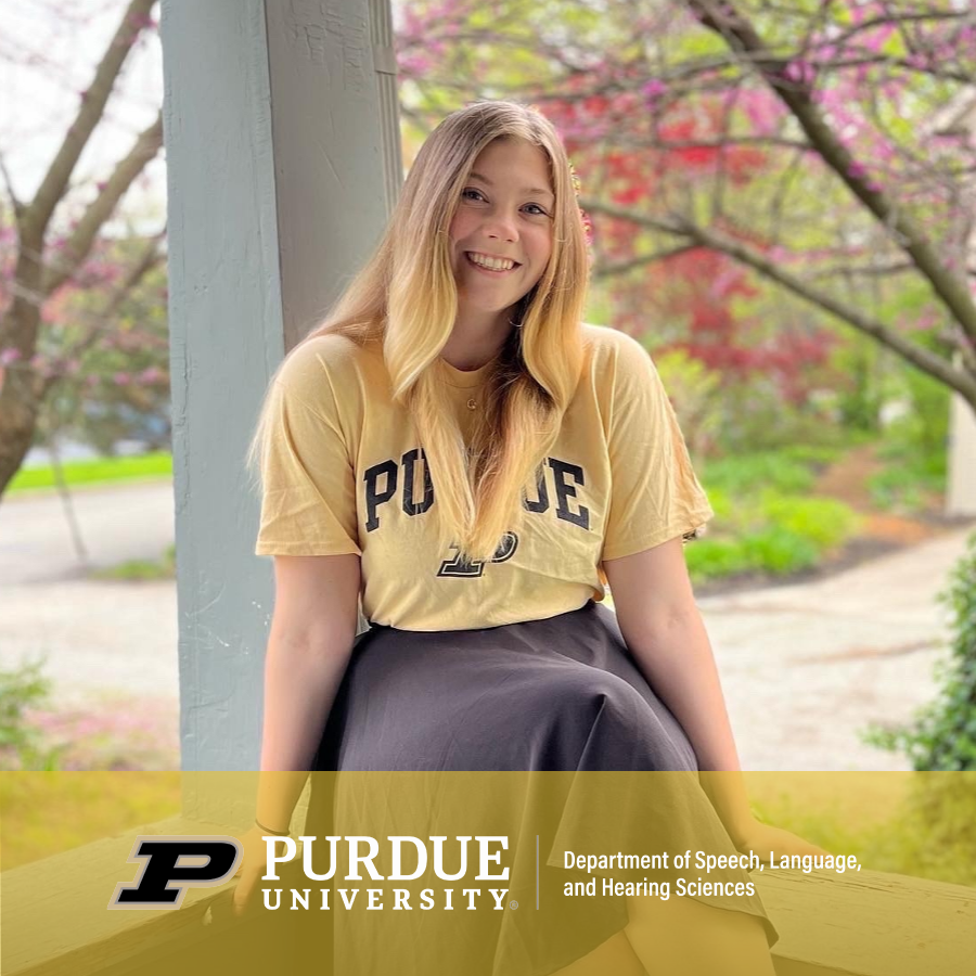 Congratulations to Elizabeth Mayes, who is the @PurdueSLHS recipient of the Teaching Academy #Graduate Teaching Award from @PurdueCIE! We're incredibly proud of Elizabeth and look forward to her future accomplishments! 💛 #PurdueSLHS #PurdueHHS #PurdueGrad @GradPurdue