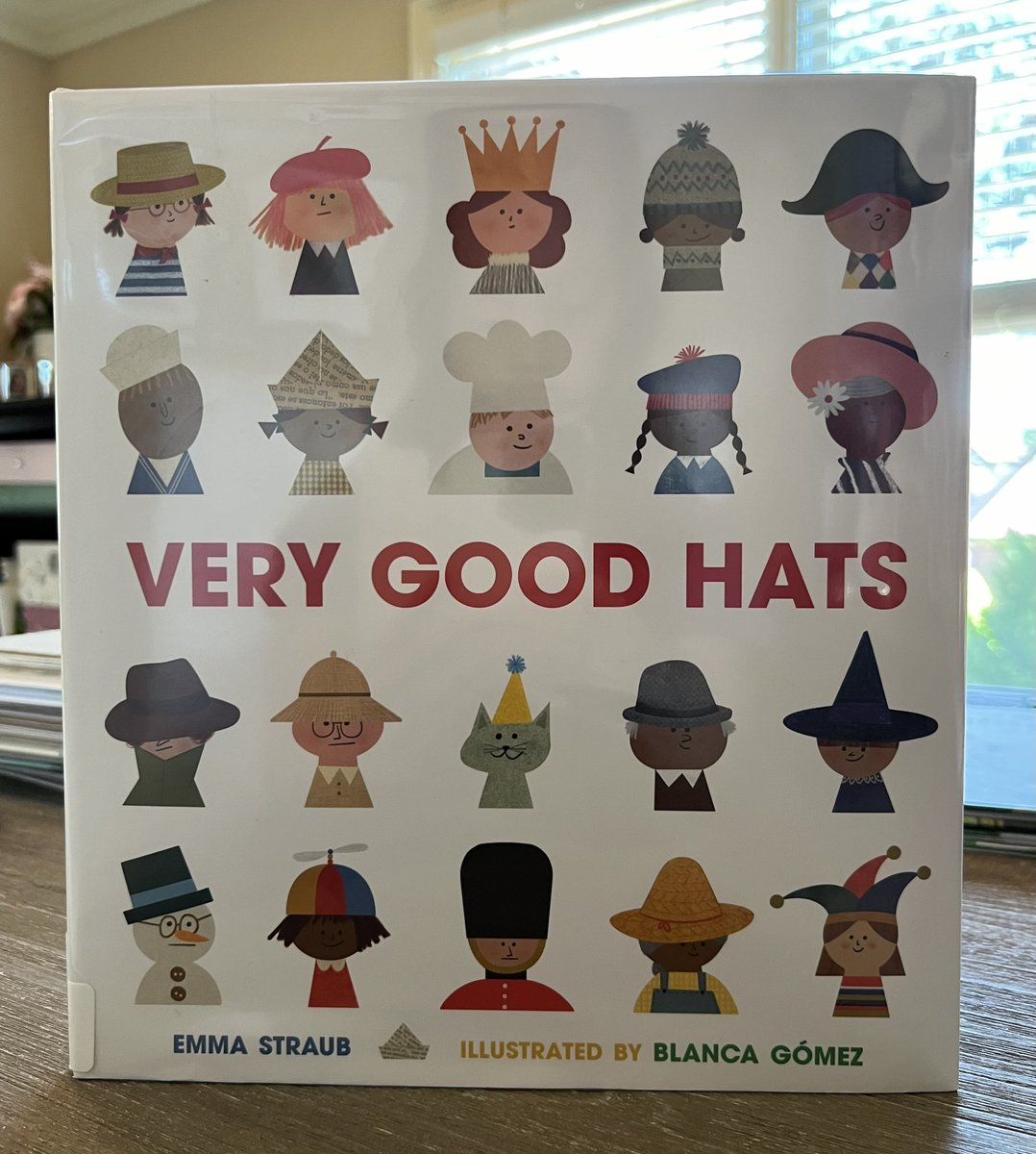 VERY GOOD HATS is a very good #picturebook by @emmastraub & #BlancaGomez that celebrates creativity, imagination & captures & honors and authentic childhood sense of play & wonder. I love it a lot!❤️👒🧢🌰🥣🎉

❤️📚💕@penguinkids @PenguinClass