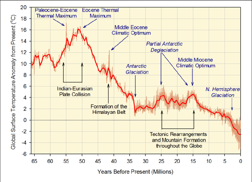 Let's check what the temp was 40 million years ago? I think they will be just fine.