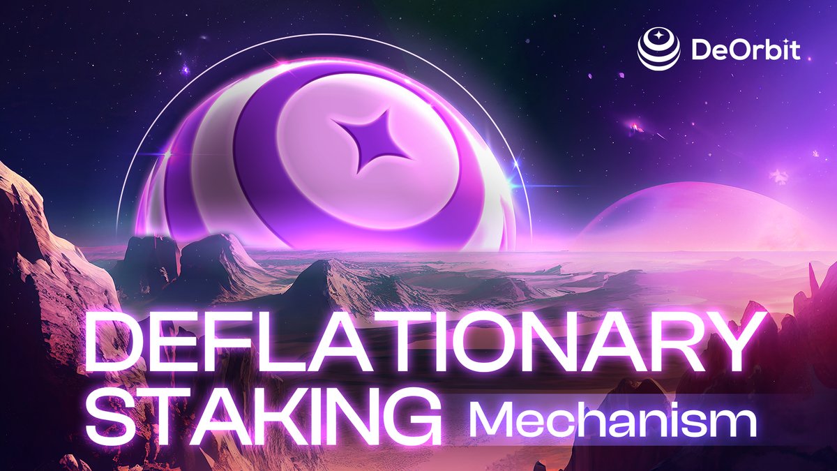 Introducing the Deflationary Staking Mechanism (DSM) of DeOrbit Network The DeOrbit Network is pioneering change with our revolutionary Deflationary Staking Mechanism! This isn't just staking as you know it. It's an innovation designed to reward commitment and support the value…