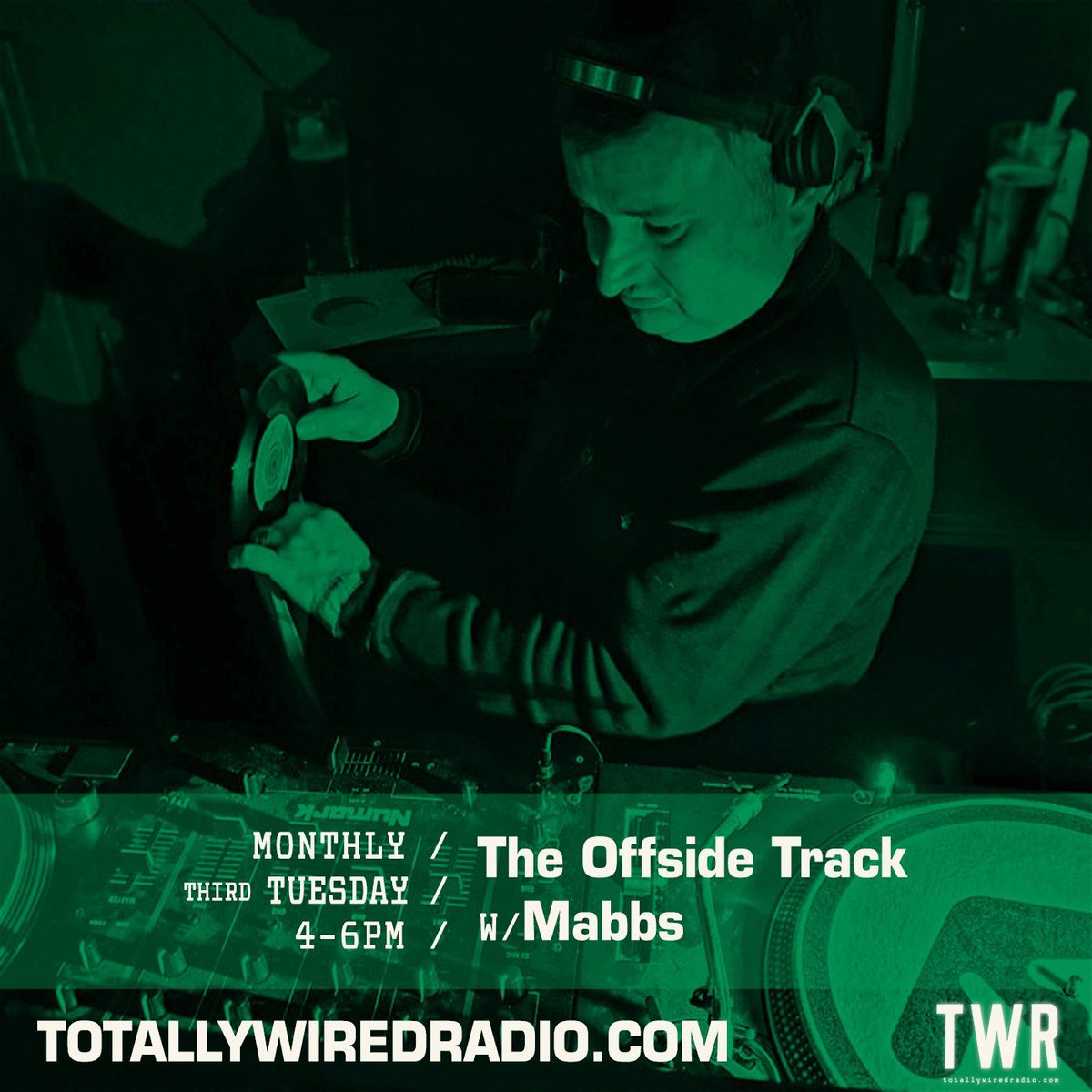 The Offside Track w/ Mabbs #startingsoon on #TotallyWiredRadio Listen @ Link in bio. - #MusicIsLife #London - #Soul #HipHop #Reggae #Electronic #Interview