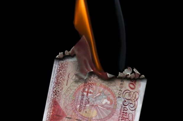 timeshighered's tweet photo. Slash wasteful IT spend and invest in academics instead, says former government adviser @markthompson1, who tells #THEdigitalUK a modest cut in operating costs could allow for a doubling of the number of UK academics. @TWilliamsTHE reports 
https://t.co/d4QIoBPYym https://t.co/GKlHIo5RSP