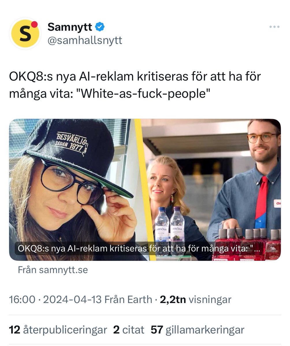 Tjena <a href="/kentekeroth/">Kent Ekeroth</a>! Du borde informera dina kompisar på <a href="/samhallsnytt/">Samnytt</a> hur det gick för mediesverige när de publicerande bildmaterial du hade upphovsrätten till. Fakturan är på G. 

Tack som fan för såväl snyggt bildval som cash Samnytt! 🫳🏽