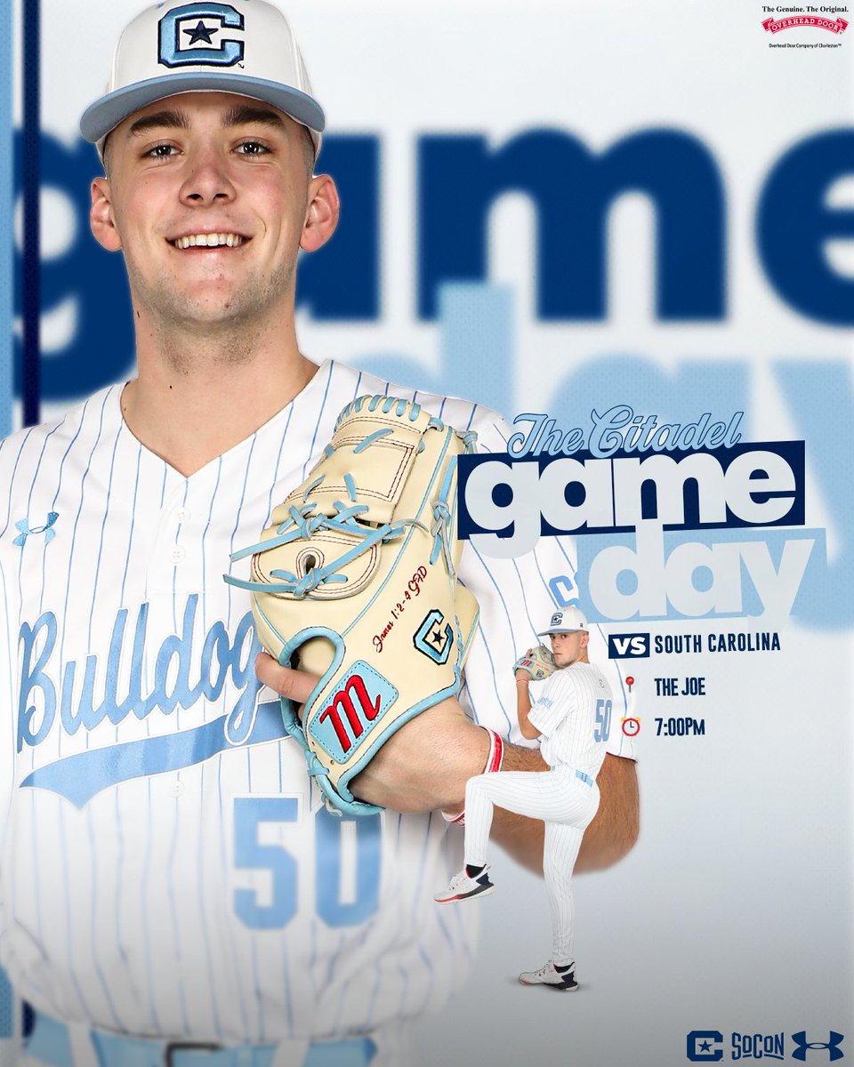 Game Day! ⚾️

🆚No. 20 South Carolina
⏰7 p.m.
🏟️Joe Riley Park
📺bit.ly/3Jl2k0D
📊bit.ly/48iJRMb
🎟️bit.ly/48niIYu

#OurMightyDogs
